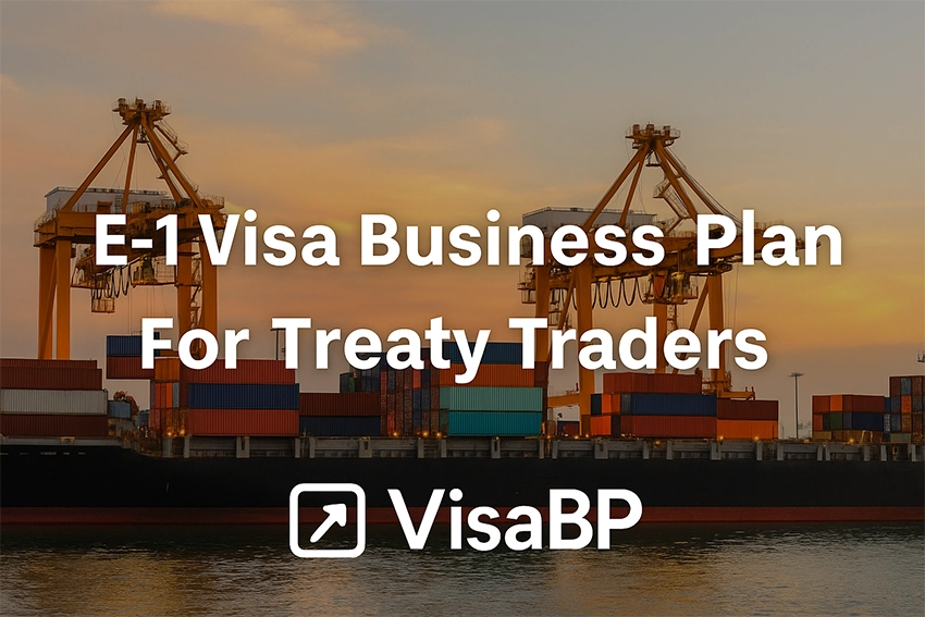 E-1 Visa Business Plan by VisaBP